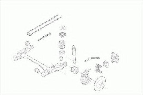 LEMFORDER OPELZAFIRRL001 Рульове управління; Підвіска колеса