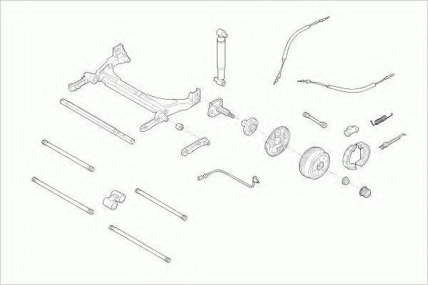 LEMFORDER RENAUMEGANRL005 Рульове управління; Підвіска колеса