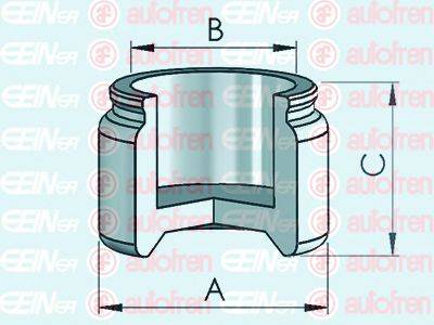 AUTOFREN SEINSA D025514 Поршень, корпус скоби гальма