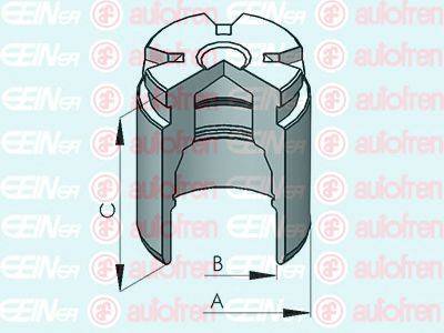 AUTOFREN SEINSA D025530 Поршень, корпус скоби гальма