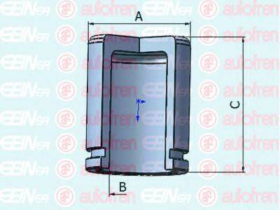 AUTOFREN SEINSA D025546 Поршень, корпус скоби гальма