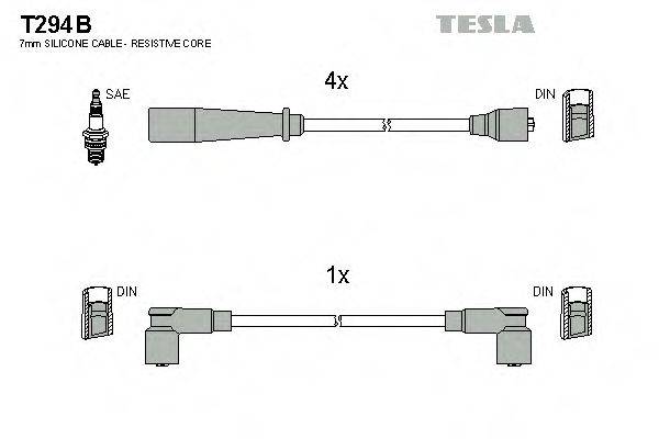 TESLA T294B Комплект дротів запалювання