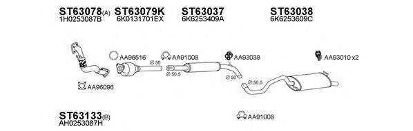 VENEPORTE 630068 Система випуску ОГ