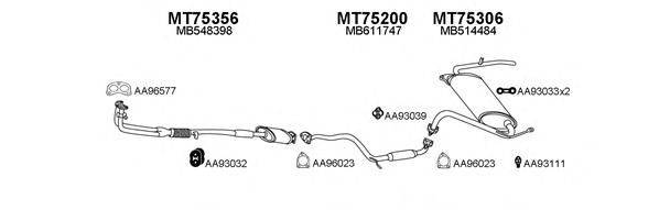 VENEPORTE 750084 Система випуску ОГ