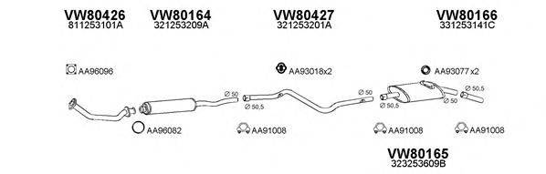 VENEPORTE 800275 Система випуску ОГ