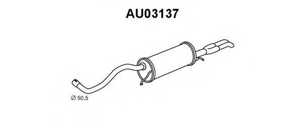 VENEPORTE AU03137 Глушник вихлопних газів кінцевий