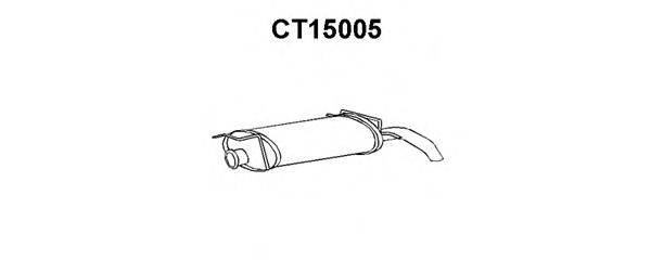 VENEPORTE CT15005 Глушник вихлопних газів кінцевий