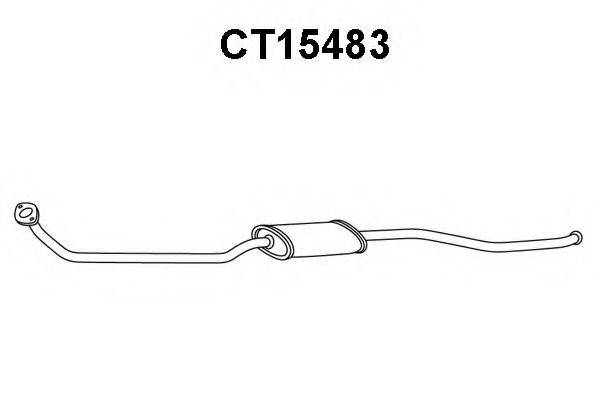 VENEPORTE CT15483 Передглушувач вихлопних газів