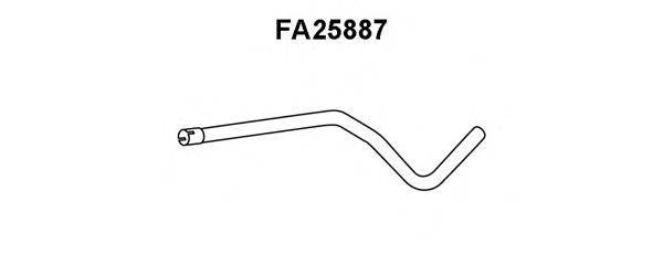 VENEPORTE FA25887 Труба вихлопного газу