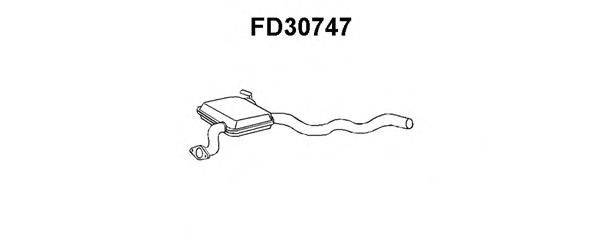 VENEPORTE FD30747 Передглушувач вихлопних газів