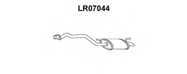 VENEPORTE LR07044 Глушник вихлопних газів кінцевий