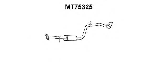 VENEPORTE MT75325 Середній глушник вихлопних газів