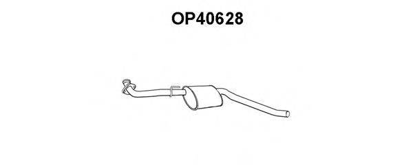 VENEPORTE OP40628 Передглушувач вихлопних газів