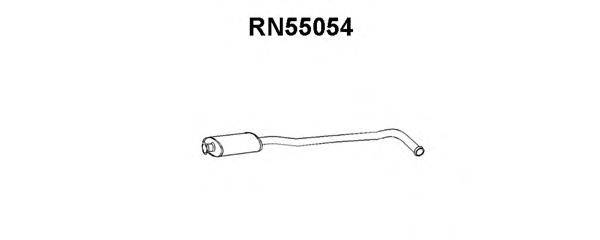 VENEPORTE RN55054 Середній глушник вихлопних газів
