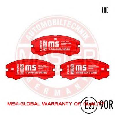 MASTER-SPORT 13046059262SETMS Комплект гальмівних колодок, дискове гальмо