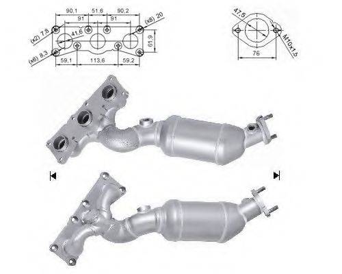 MAGNAFLOW 60620 Каталізатор