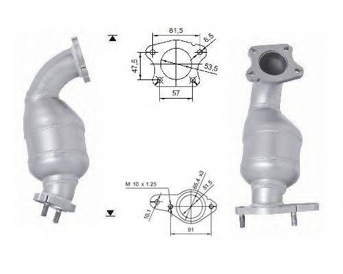 MAGNAFLOW 69607D Каталізатор