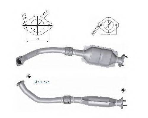 MAGNAFLOW 69608D Каталізатор