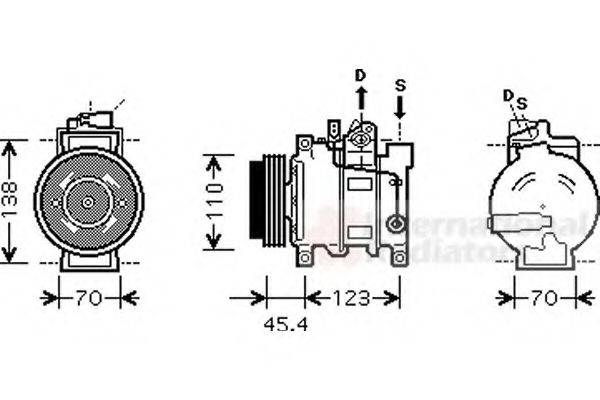 VAN WEZEL 0300K227 Компресор, кондиціонер