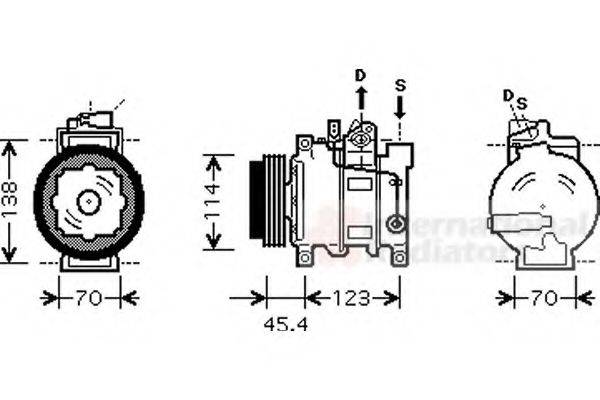 VAN WEZEL 0300K261 Компресор, кондиціонер