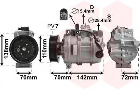 VAN WEZEL 0300K381 Компресор, кондиціонер