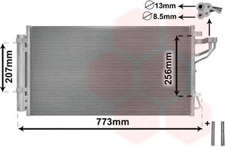 VAN WEZEL 83005255 Конденсатор, кондиціонер