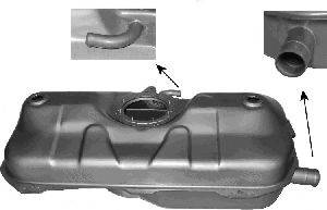 VAN WEZEL 1601081 Паливний бак