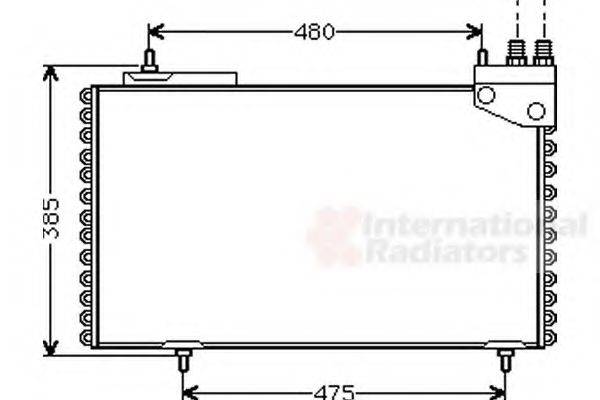 VAN WEZEL 09005094 Конденсатор, кондиціонер