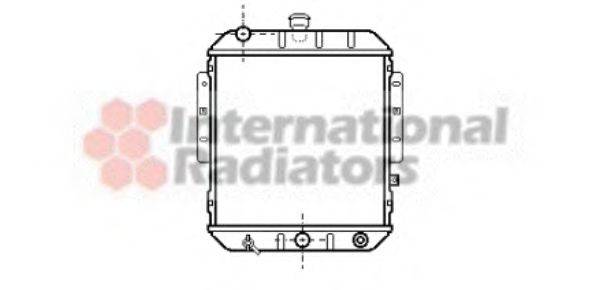 VAN WEZEL 11002021 Радіатор, охолодження двигуна