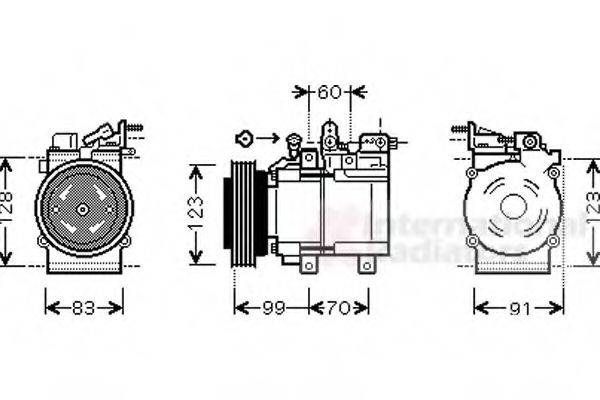 VAN WEZEL 8200K138 Компресор, кондиціонер