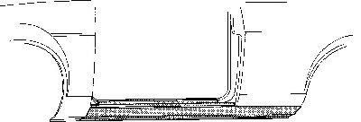 VAN WEZEL 185001 Накладка порога