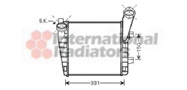 VAN WEZEL 58004235 Інтеркулер