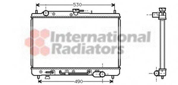 VAN WEZEL 27002089 Радіатор, охолодження двигуна