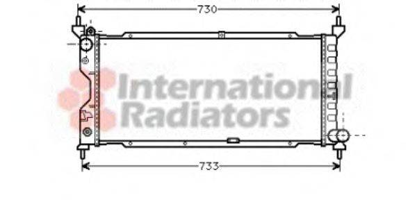 VAN WEZEL 37002185 Радіатор, охолодження двигуна