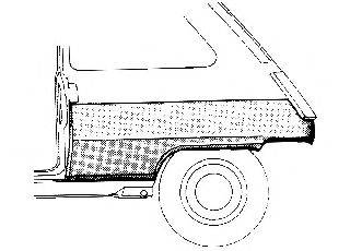 VAN WEZEL 4337146 Боковина