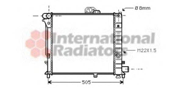 VAN WEZEL 47002019 Радіатор, охолодження двигуна