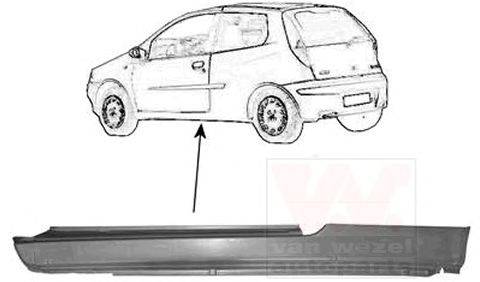 VAN WEZEL 1620101 Накладка порога