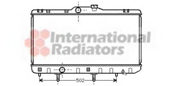 VAN WEZEL 53002189 Радіатор, охолодження двигуна