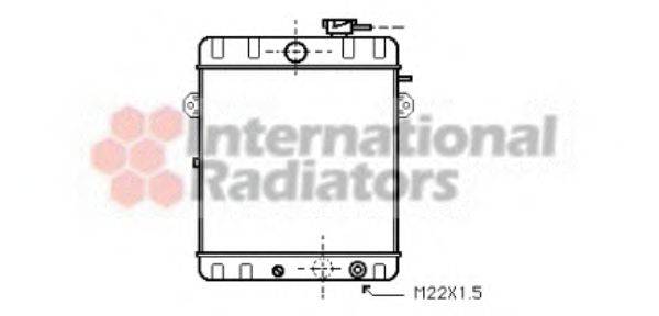 VAN WEZEL 58002007 Радіатор, охолодження двигуна