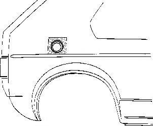 VAN WEZEL 5810190 Боковина