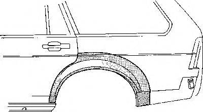 VAN WEZEL 5830147 Боковина