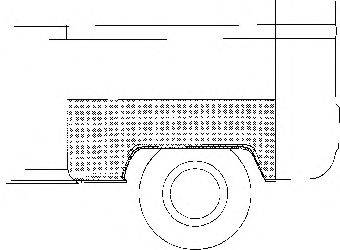 VAN WEZEL 585146 Боковина