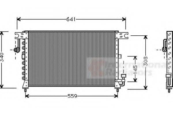 VAN WEZEL 82005038 Конденсатор, кондиціонер