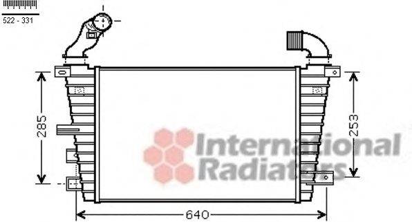 VAN WEZEL 37004416 Інтеркулер