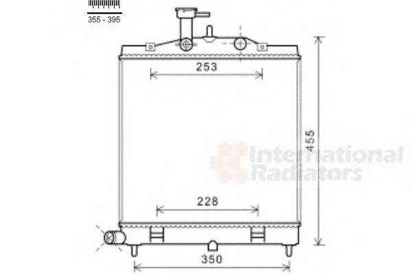 VAN WEZEL 83002172 Радіатор, охолодження двигуна