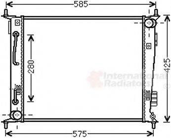 VAN WEZEL 83002185 Радіатор, охолодження двигуна