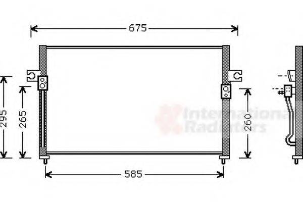 VAN WEZEL 82005058 Конденсатор, кондиціонер