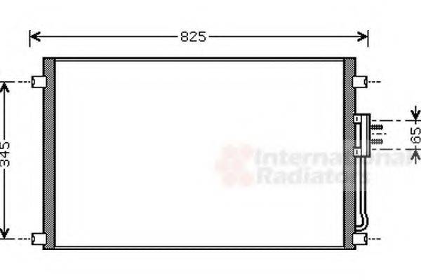 VAN WEZEL 07005079 Конденсатор, кондиціонер