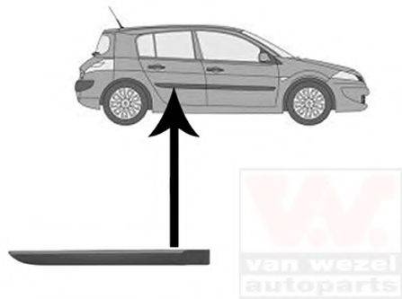 VAN WEZEL 4327426 Облицювання / захисна накладка, двері