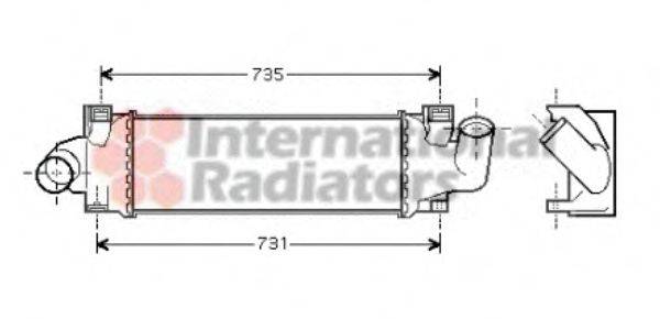 VAN WEZEL 18004366 Інтеркулер